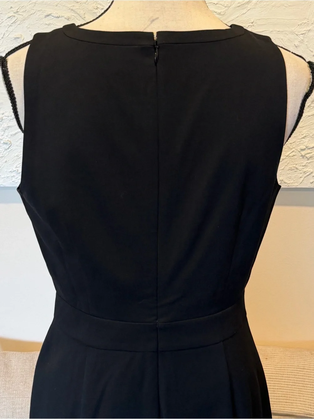 J. Crew Sheath Suiting Dress Four-Season Sleeveless Stretch Black Sz 4 NWOT - Picture 7 of 12